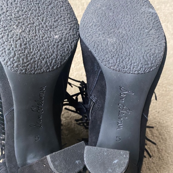 Sam Edelman Kaleb Fringe Suede Boots. Size 5. - Picture 10 of 15